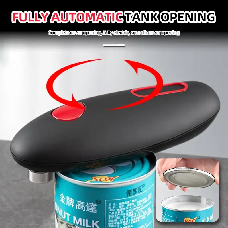 Electric Can Opener Mini One Touch Automatic Smooth Edges Jar Can Tin Touch  No Sharp Edges Handheld Jar Openers Kitchen Bar Tool - AliExpress