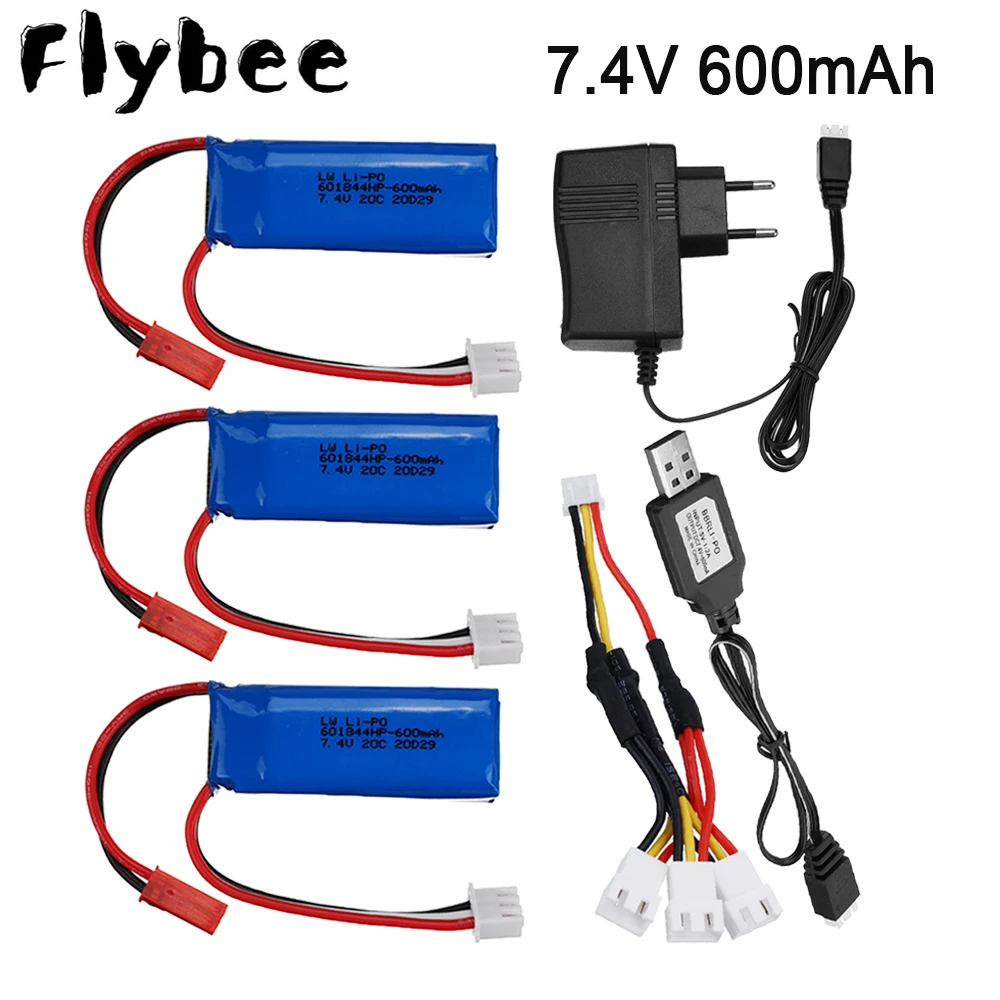 Batterie Lipo RC 7.4V 400mAh + Chargeur 2S – Pour WLtoys K989/K969, 20C, JST, Parfaite Pour Les Sessions De Folie !