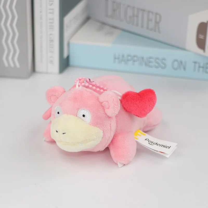 Original Pokemon Espeon Clefairy Jigglypuff Piplup Schlüsselanhänger Plüschtiere Snorlax Mimikyu Sprigatito Fuecoco Gefüllte Anhänger Geschenke – Detail 4