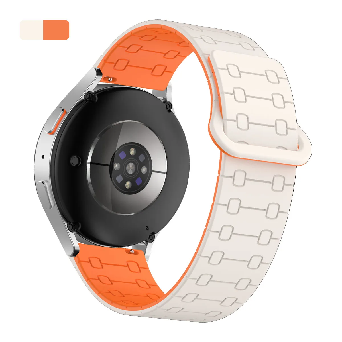Magnetic Loop Silicone Watch Band 22mm - Versatile Wrist Strap Accessory