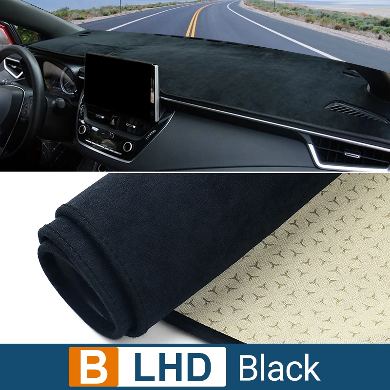 Anti-UV Non-Slip Car Dashboard Cover and Light Deflector Mat