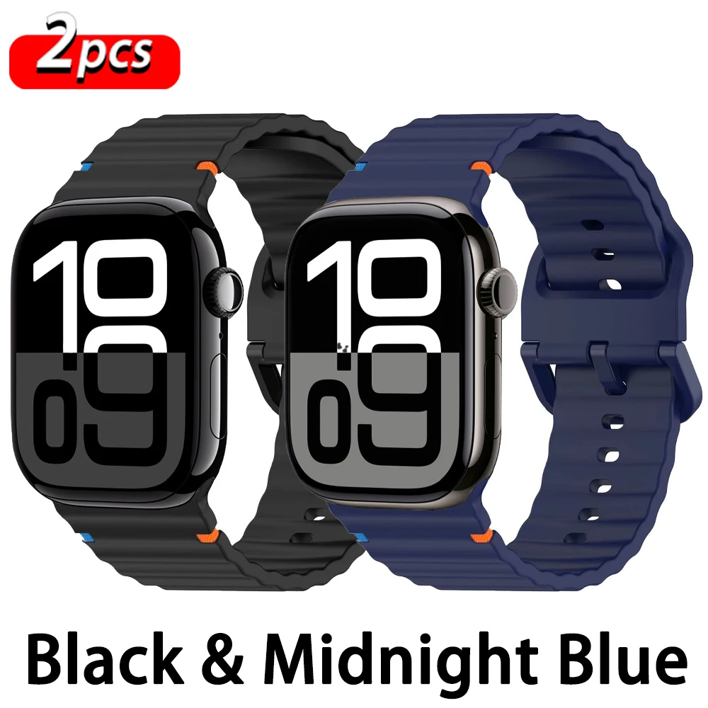 Premium Silicone Watch Band - Vibrant Colors, Durable Design, Universal Fit