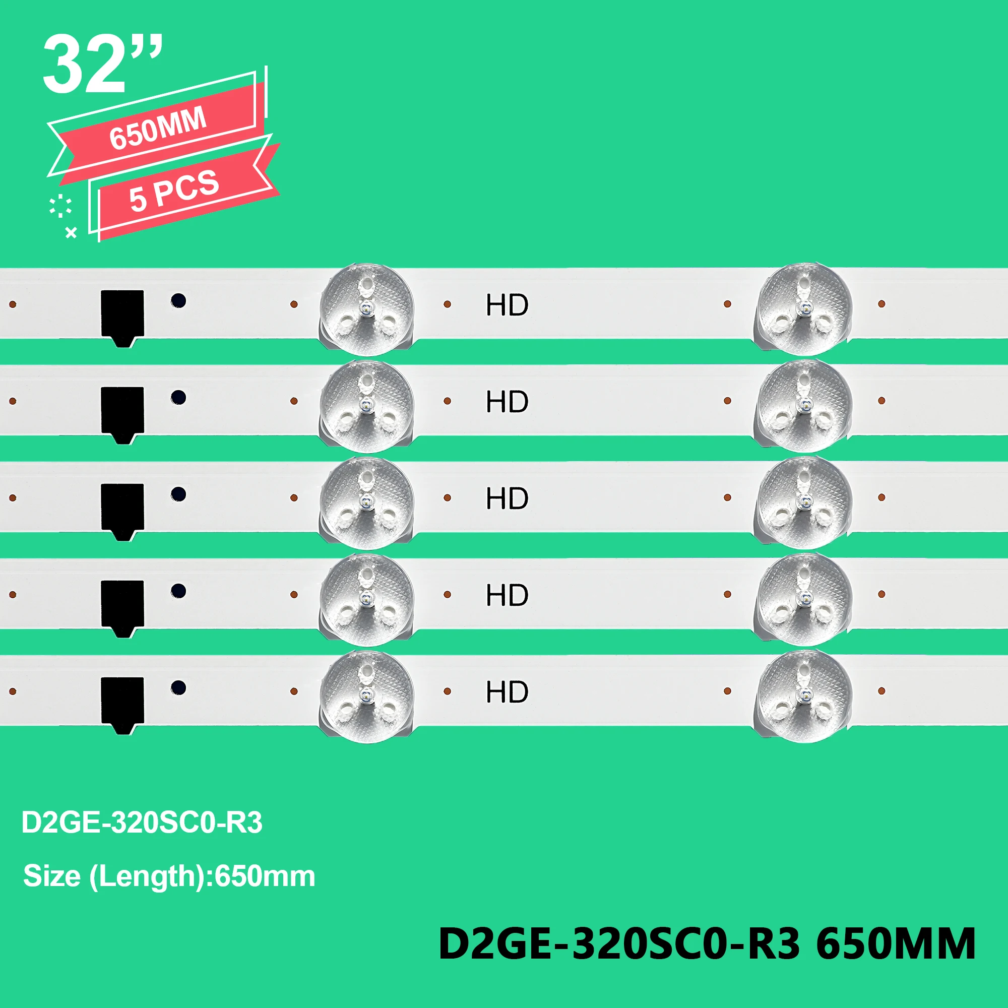 LED Light LED Cabinet Light LED Fill Light LED Light Bar TV Parts LED Backlight Strip for 32'' TV D2GE-320SC1-R0 D2GE-320SC0-R3 UE32F5000AK UE32F4000AW BN96-28489A UE32F5000 UE32F5500 UE32F4000