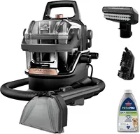 Little Green HydroSteam Multi-Purpose Portable Carpet and Upholstery Cleaner, Car and Auto Detailer, 3618, Black and Cop 1