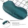 Heated Eye Mask Sleep USB Moxa Blindfold Electric Heating Double Eyelid Warm Temp Control Steam Green 5