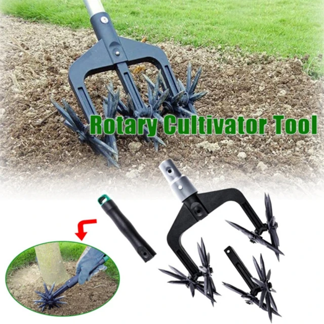 Rotációs Kultivátor Szerszám Kerti Talaj Talafier Turfing Gyep Sírkert Scarifier Forgó Talajtábla Műtárgy - Image 3