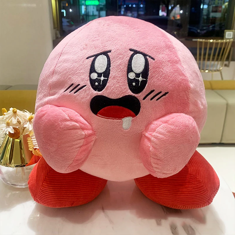 

New Kirby Facial Expression Pack Caby Drooling Kawaii Plush Doll Pillow Kirby Cartoon Anime Surrounding Caby Doll Toy For Kid