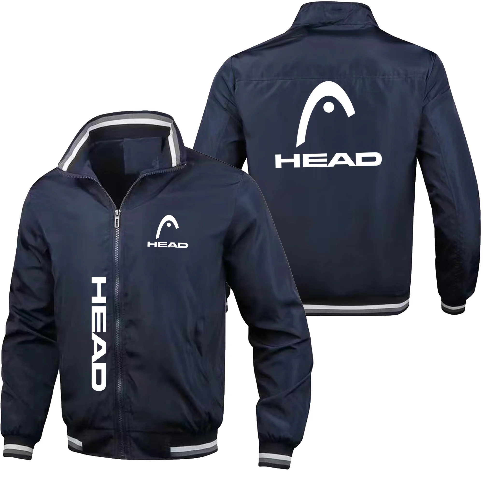 Men's high-quality and fashionable casual baseball jacket, motorcycle jacket, outdoor sports windbreaker