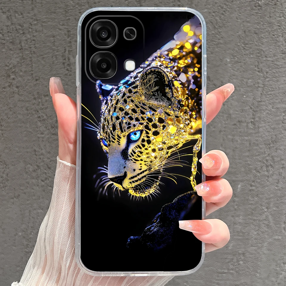 Pretty Butterfly Goldfish Drop-Resistant Lightweight Clear Bumper Case