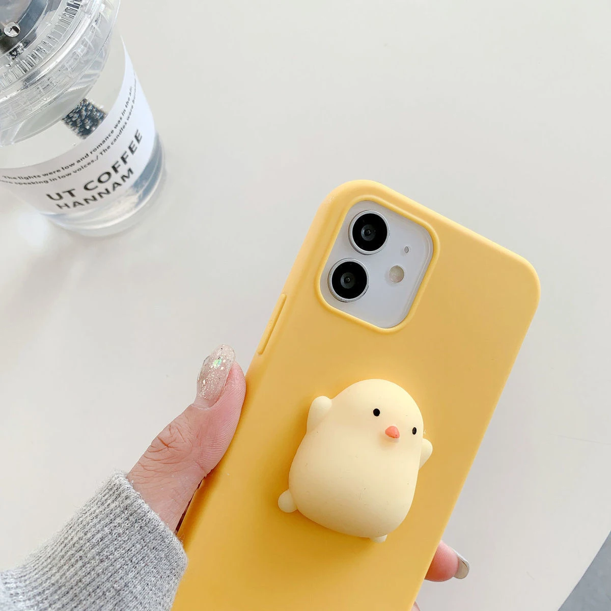 Squishy 3D Rabbit Cat Animals Soft TPU Case Cover