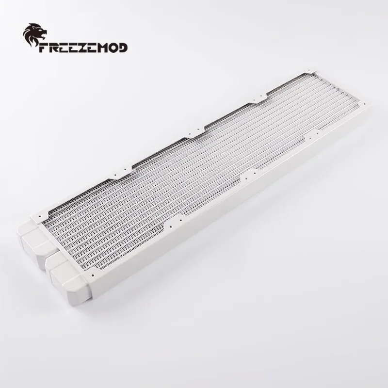 Zemod-radiador de Cobre Branco 480 mm g1 Roscas Refrigerador de Água do pc Refrigeração Líquida Ventilador de 12cm Tsrp-tw-white480 - Imagem 3