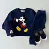 Mickey Baby Boy Tracksuit Toddler Girl Cartoon Long Sleeved Top + Pant Spring Autumn Children Suits 1