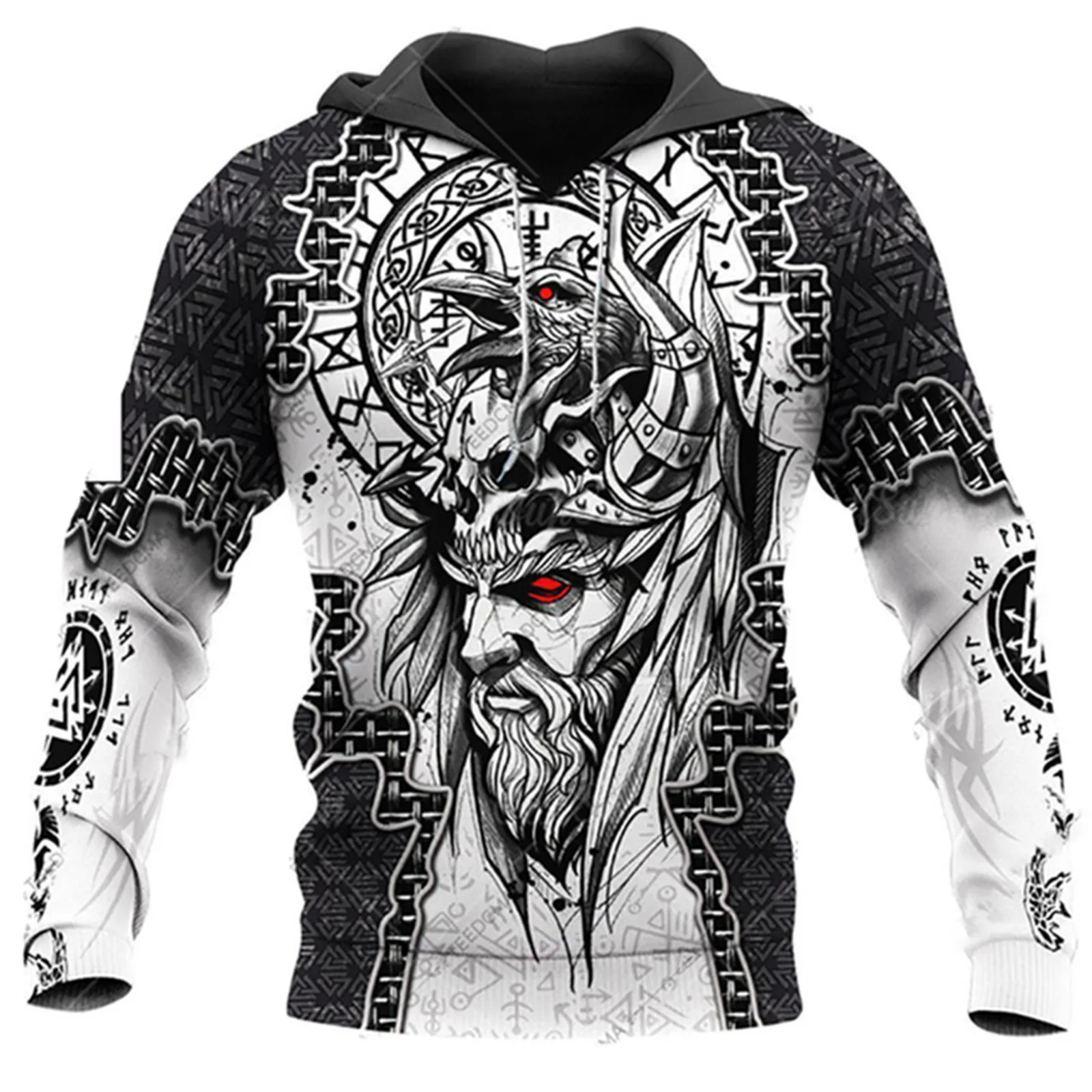 

New Viking Collection Men's Cool Hoodies 3D Print Men Women streetwear Hooded Long sleeved Coat Sweatshirt y2k Men's Clothing