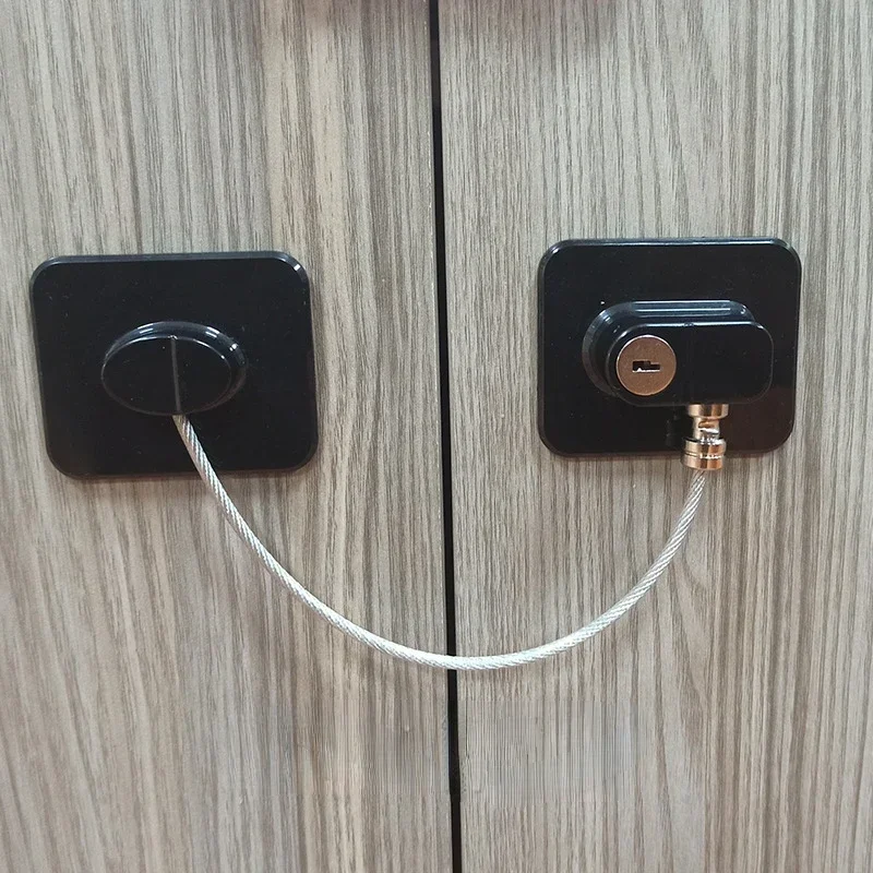 Baby Safety Lock Cable for Kids Children Window Refrigerator Opening Security refrigerator door lock safety lock door window lock refrigerator lock door lock child lock cabinet lock