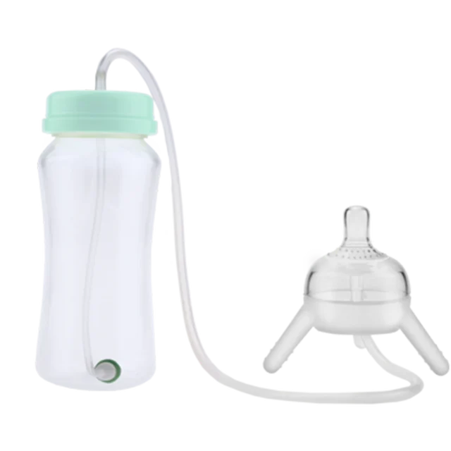 EasyJug - A Hands-free breastfeeding water bottle with long straw