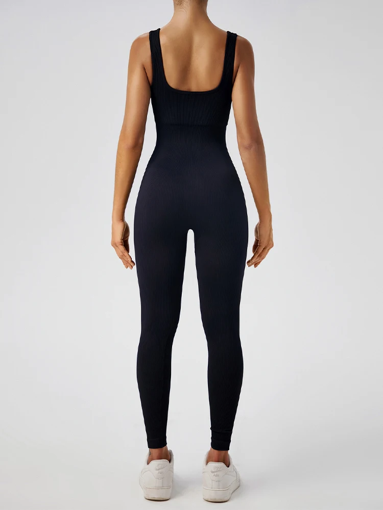 Yoga Set Women's Tracksuit Yoga Set Yoga Jumpsuits One Piece Workout Long Sleeve Rompers Sportswear Gym Set Workout Clothes for Women