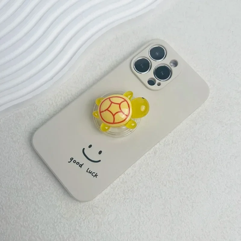 Koreanische Nette Leuchtende Schildkröte Telefon Halter Griptok Finger Ring Unterstützung Für iPhone Samsung Fällen Grip Tok Sockel Halterung Mädchen Geschenk – Detail 8