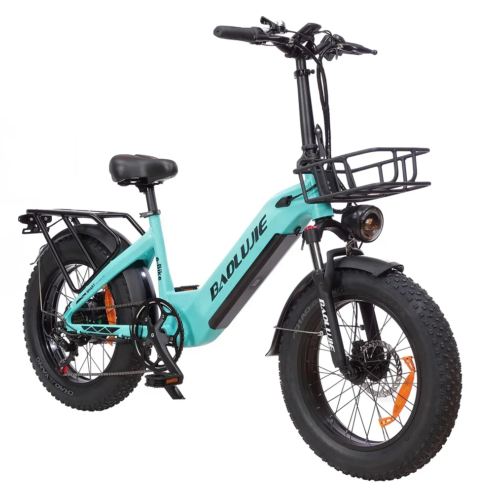 Off-road Snow Mountain Electric Bicycle 750W 12AH 20-inch aluminum alloy frame 35 km/h Baolujie BLJ-DP2003