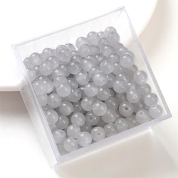 50pcs 6mm Vibrant Glass Jelly Beads - 6mm (Style5 50pcs)
