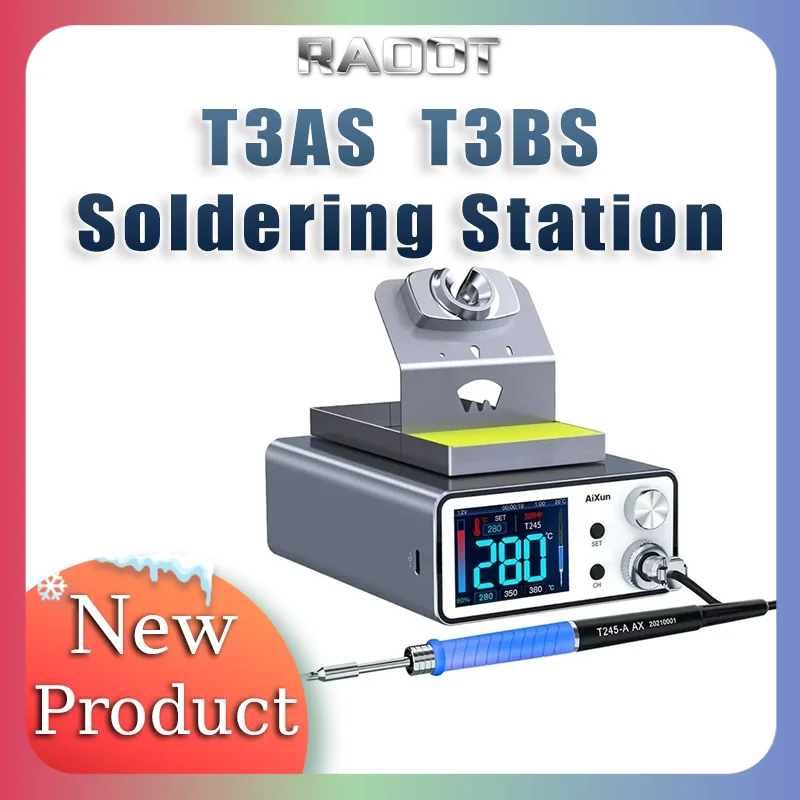 Mig Welder AIxun T380 Portable Smart Soldering Station 80W Compatible With  T210/T115 Handle 1Sec Heating Rapid Welding Rework Station Tig Welder AIXUN Soldering Station T3AS 200W T3BS 75W With Electric Soldering