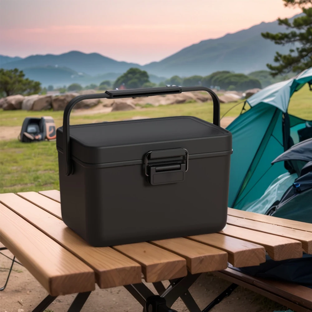 Camping Cooler Ice Chest Box with Heavy Duty Handle Beach Cooler Camping for Beach Picnic Boating Fishing Car