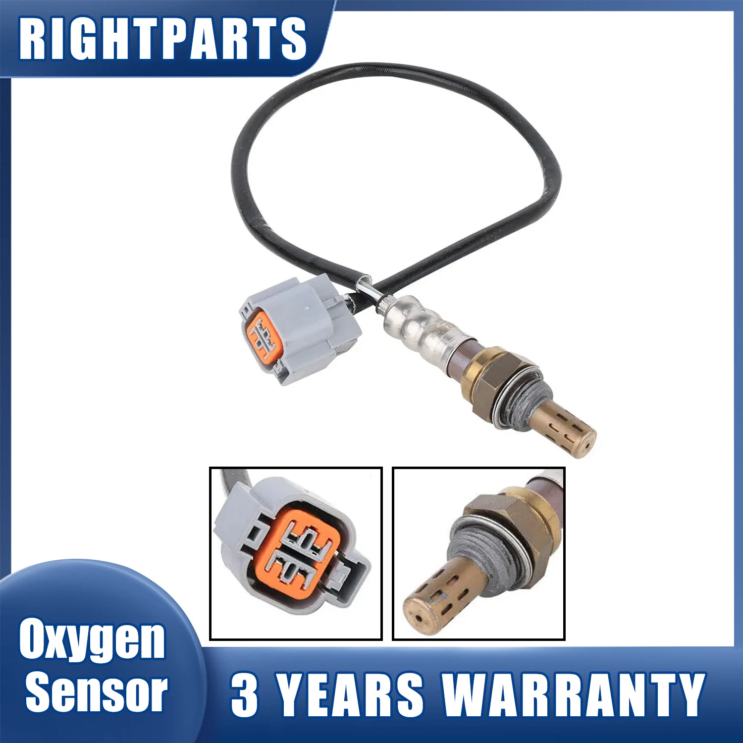 RIGHTPARTS 39210-3E220 234-4437 Downstream Oxygen O2 Sensor 392103E220 2344437 39210 3E220 For Hyundai Santa Fe 2.7L 2007-2009