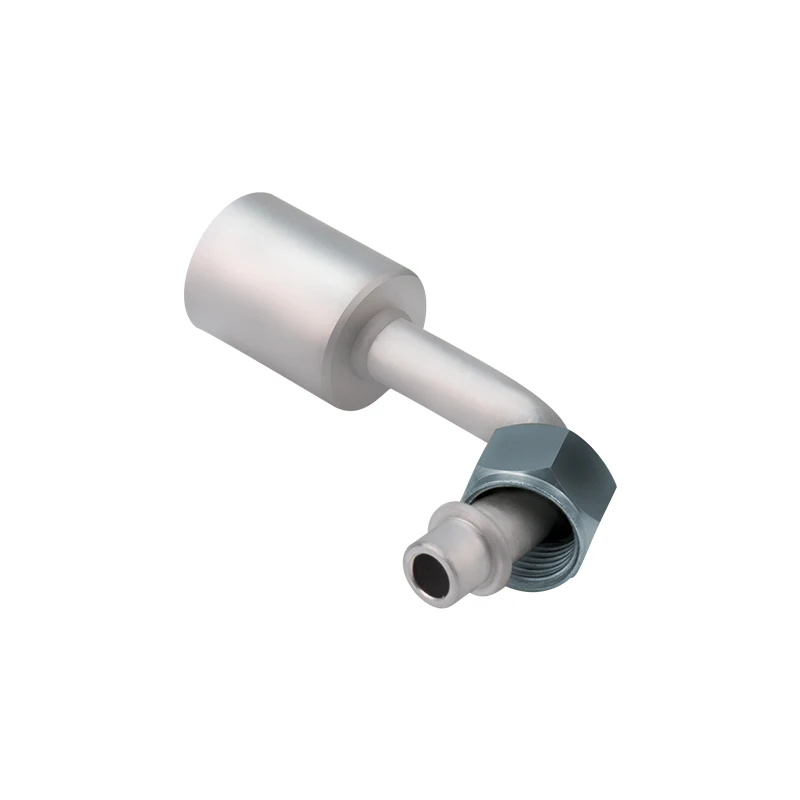 #6 #8 #10 Beadlock Fitting 90 Degree Female 5/8-18 3/4-16 7/8-14 Nut O-ring with Ferrule for AC Standard Barrier Hose o ring set,aluminum crimp ferrule