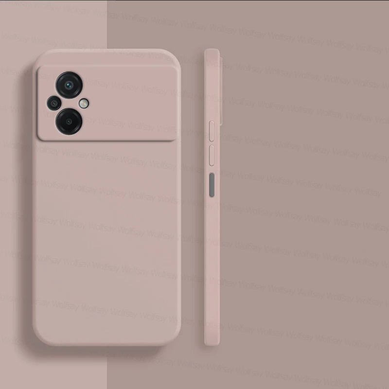 Shockproof TPU Liquid Silicone Phone Back Case