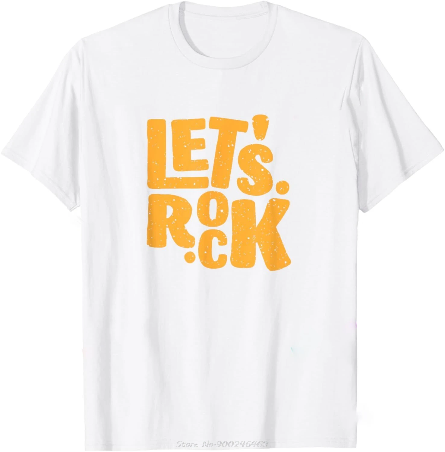 Let's Rock E-Gitarre Music Lover Band Gitarrist Retro T-Shirt Unisex Sommer Übergroßes T-Shirt Mode Kausal T-Shirt T-Shirts – Detail 9