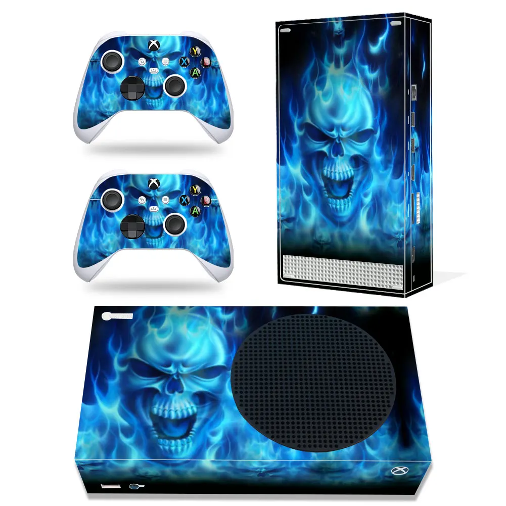 Skull Xbox series S Skin Sticker Decal Cover XSS Skin Console and 2 Controllers Skin Sticker Vinyl Xboxseriess