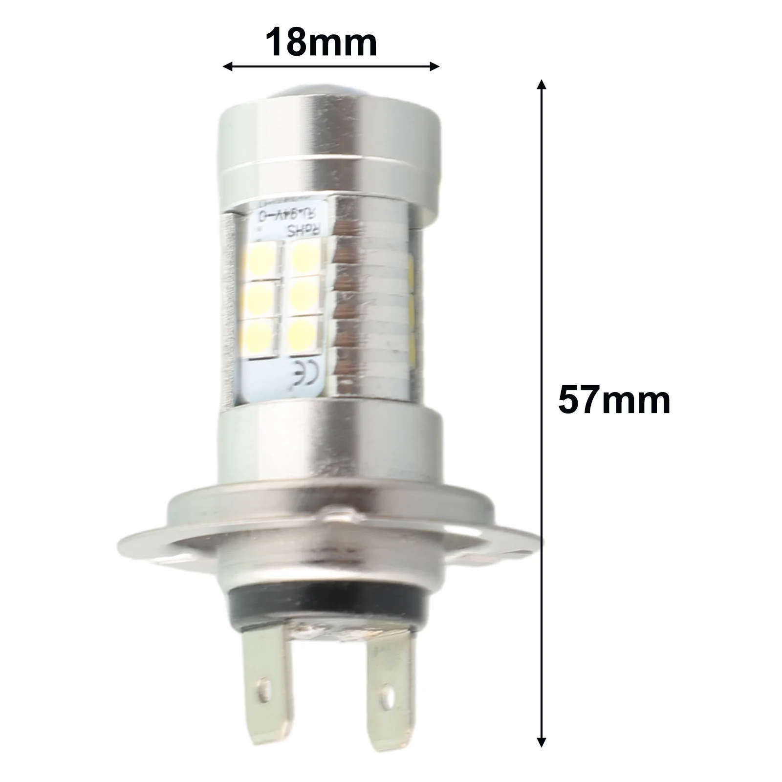 H7 LED Headlight Bulb Kit High/Low Beam 6000K White Accessories Waterproof Fast Thermal Diffusion Heat-resistant 2x