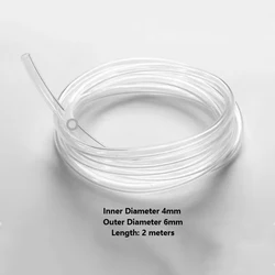 Enhanced Aquarium CO2 Tubing for Plant and Regulator Systems - Flexible Oxygen Hose for Fish Tanks (Length 2m)