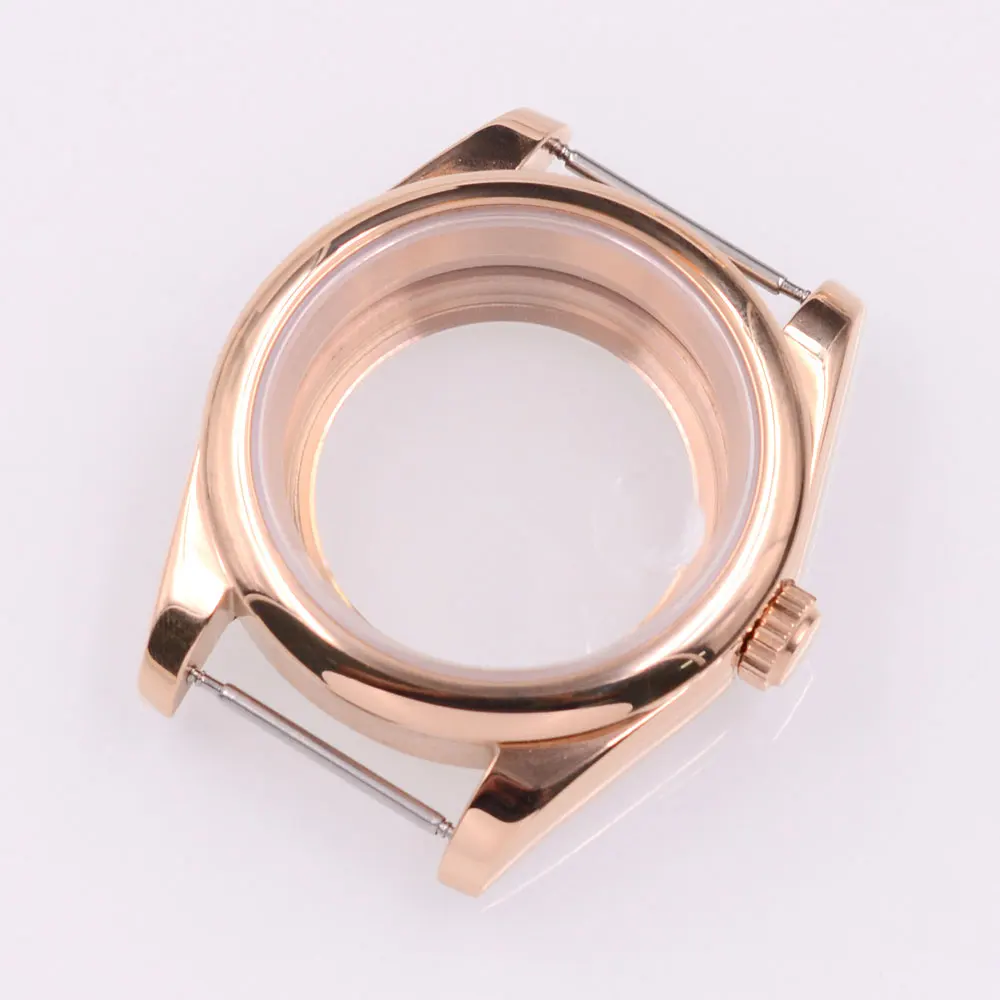 Sapphire Glass Watch Case - Silver/Rose Gold Finish