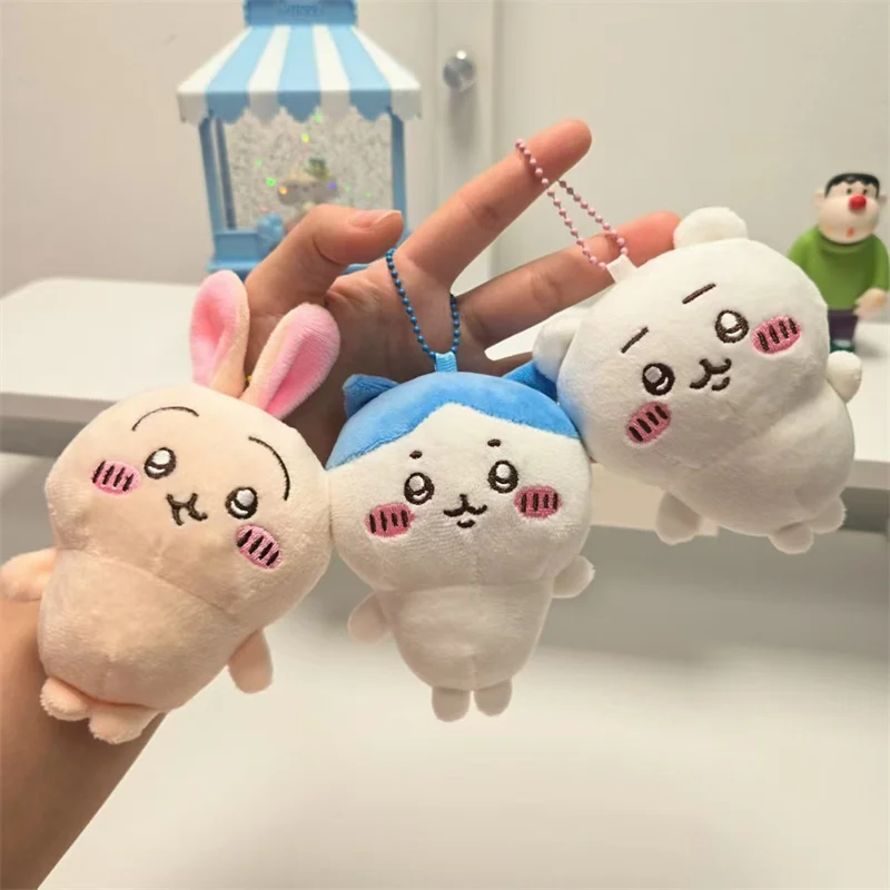 Kawaii Chiikawa Hachiware Usagi Plush Toy Keychain Cute Cartoon Soft Filling Doll Pendant Bag Accessories Car Keyring Decor Gift plush toy,plush doll,plush keychain,key chain