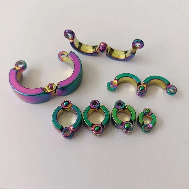 Parrot Foot Rings Metal Pet Bird Leg Rings Outdoor Fly Training Activity Anti-Lost Opening Clip Leash Accessories 4-15mm bird foot rings,bird leg rings,bird rings