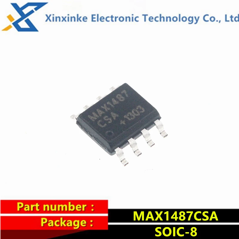 

MAX1487CSA MAX1487 SOIC-8 Transceiver Communication Interface Chip