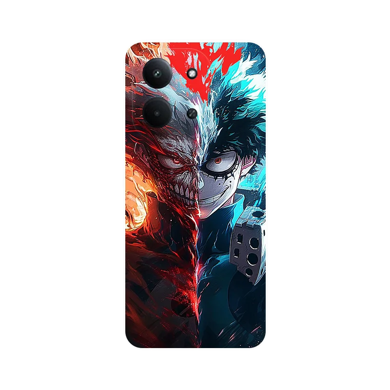 Floral Wolf Shockproof Silicone Phone Case - Soft TPU Cover