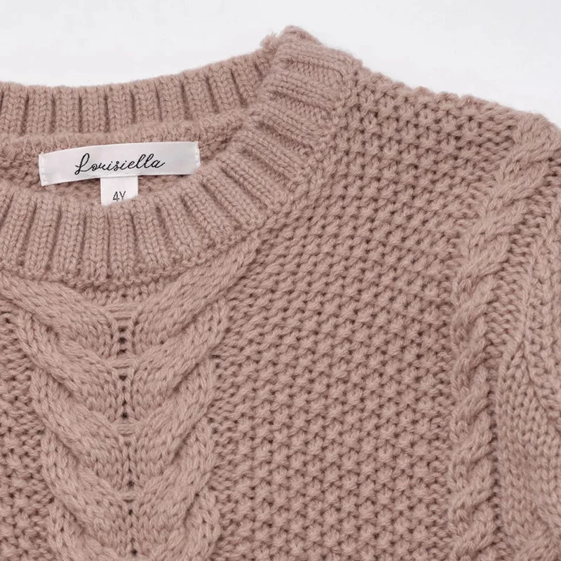 어린이 니트 가디건 스웨터 울 외투  소녀 소년 니트 오버헤드 탑 한국 스타일 봄 가을 겨울 착용