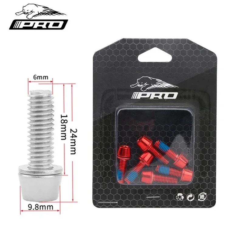 Fiets Stuurpen Schroef, 6 stks Rvs Fiets Stuurpen Bouten M5* 18mm Bouten (A Fiets Stuurpen Schroef, 6 stks Rvs Fiets Stuurpen Bouten M5* 18mm Bouten (A