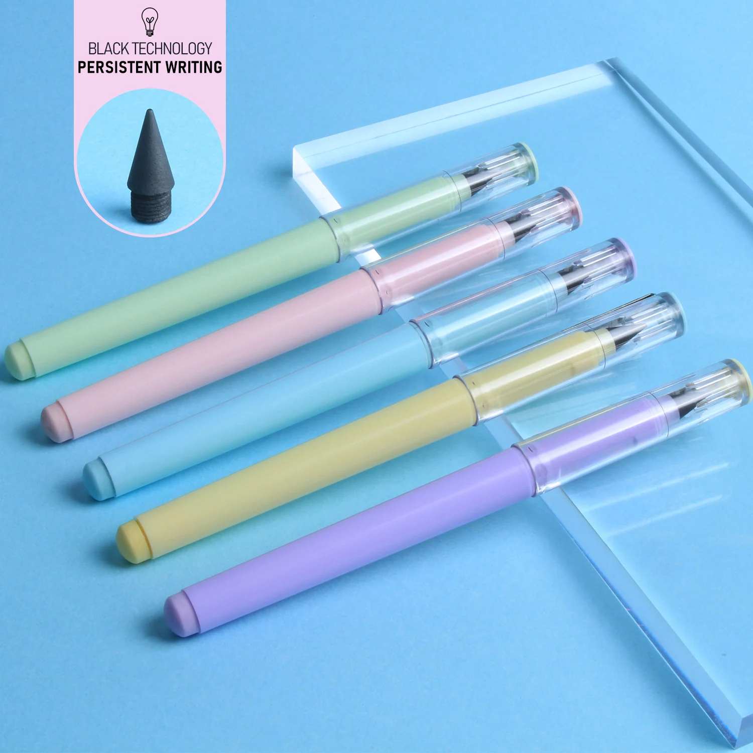 

1Pcs Unlimited Eternal Pencil Writing Pen School Infinite Pen Business Office Art Drawing Pens for Writing Painting Accessory