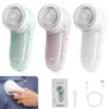 Household Clothing Shaver Fabric Remover USB Rechargeable Electric Hair Remover Portable Fluff Trimmer Professional Hair Remover 6