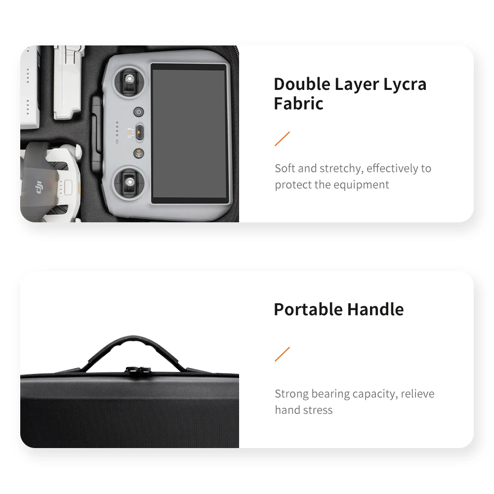 Storage Bag for DJI Mini 4 Pro RC 2/RC N2 Carrying Case Handbag Waterproof Shoulder Bag