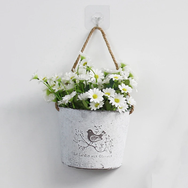 

Женский горшок для растений, цветочная корзина, садовый контейнер для суккулентов, металлический держатель железа для цветов