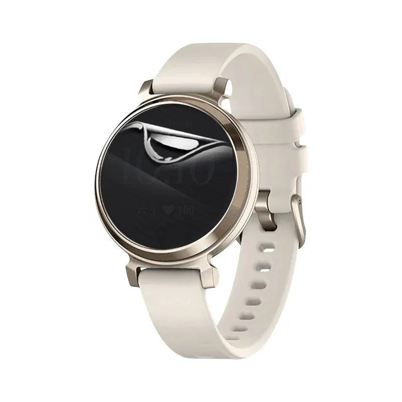 Фото Мягкая прозрачная защитная пленка из ТПУ для смарт-часов Garmin Lily 2, защитная крышка экрана дисплея смарт-часов, аксессуары Lily2, 5 шт. №2