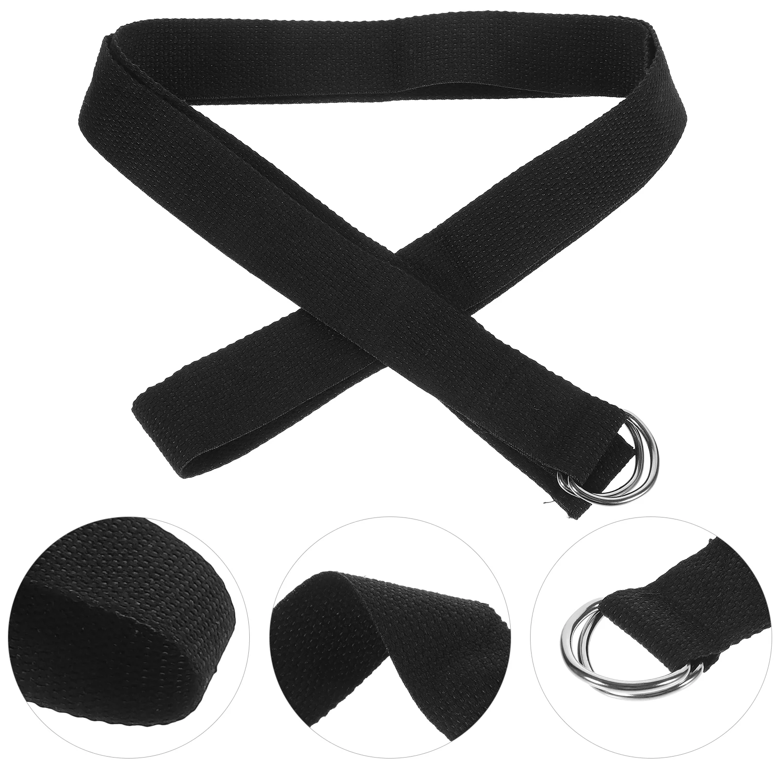 

2 Pcs Yoga Bolsters Strap Inelastic Band Multi-purpose Fitness Stretch Belt/Yoga Rope Gym Supply Household Exercise