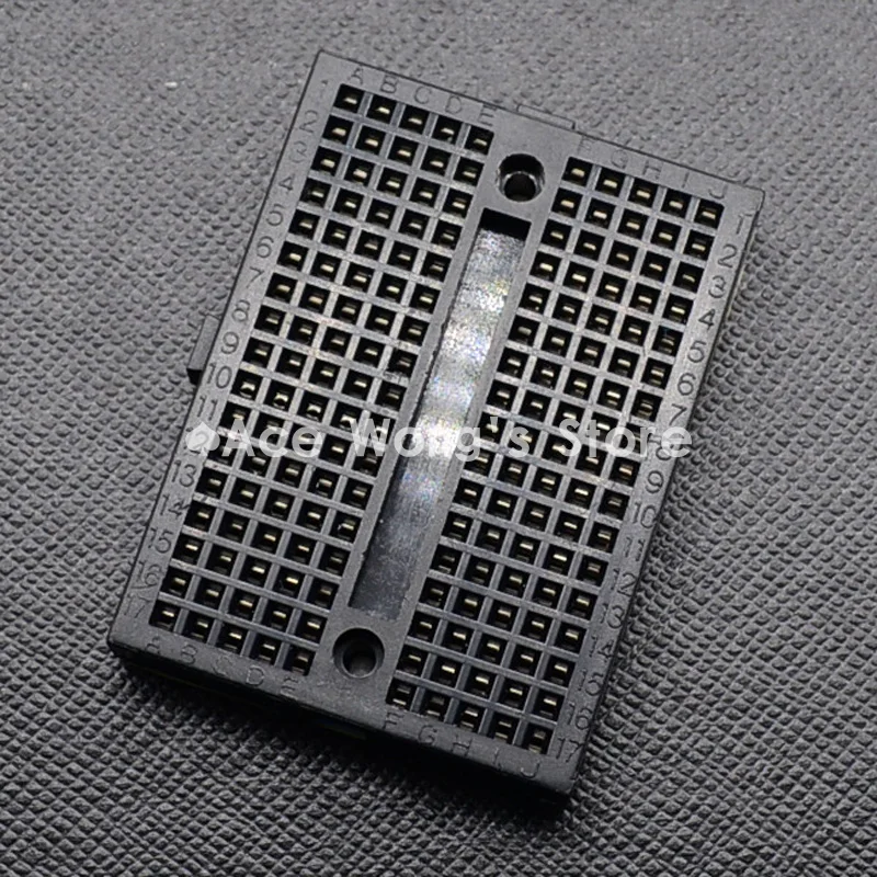 

1pcs SYB-170 Mini Solderless Prototype Breadboard 170 Tie-points Black