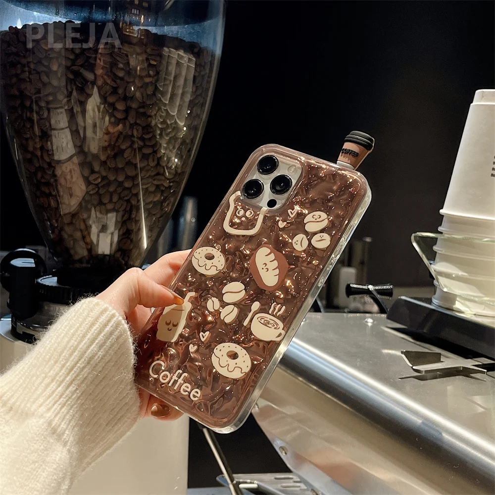 Leather and Wood Combo Cover for iPhone 13, mini, 13 Pro, 13 Pro Max, Toast