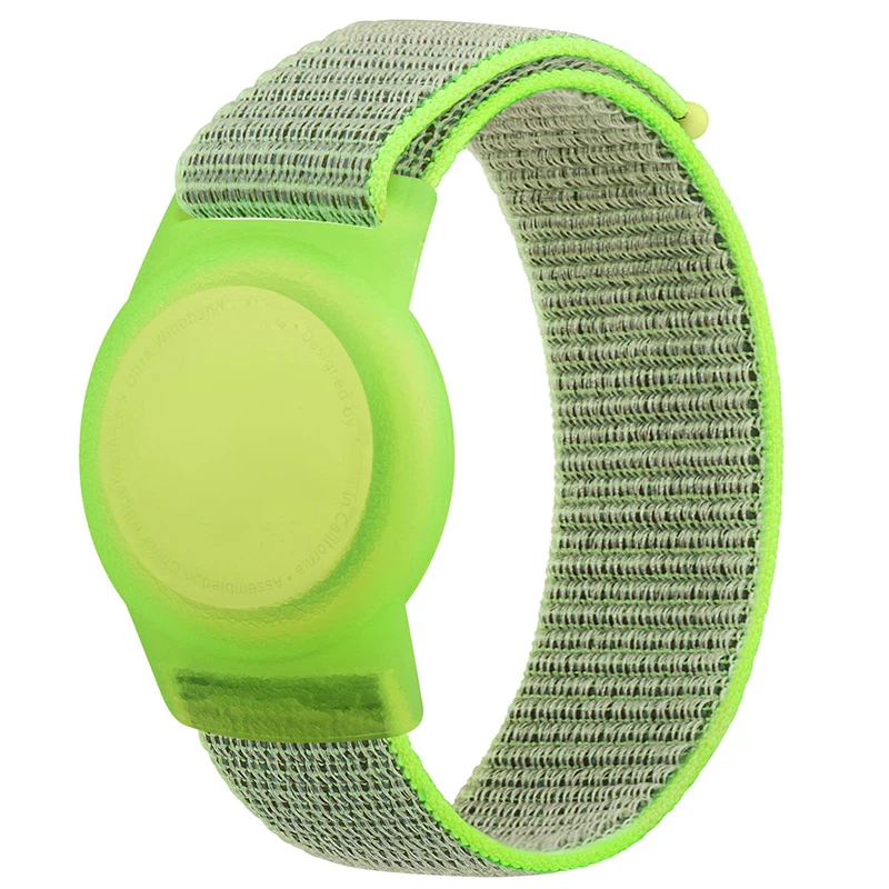 Waterproof Silicone Kid's Wristband with Nylon Strap