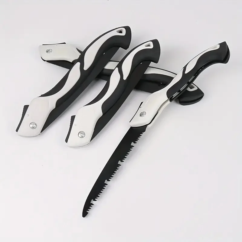 1pc Folding Saw Long Blade Pruning Saw Multifunctional Handheld Woodworking Gardening Tool For Camping And Wood Cutting