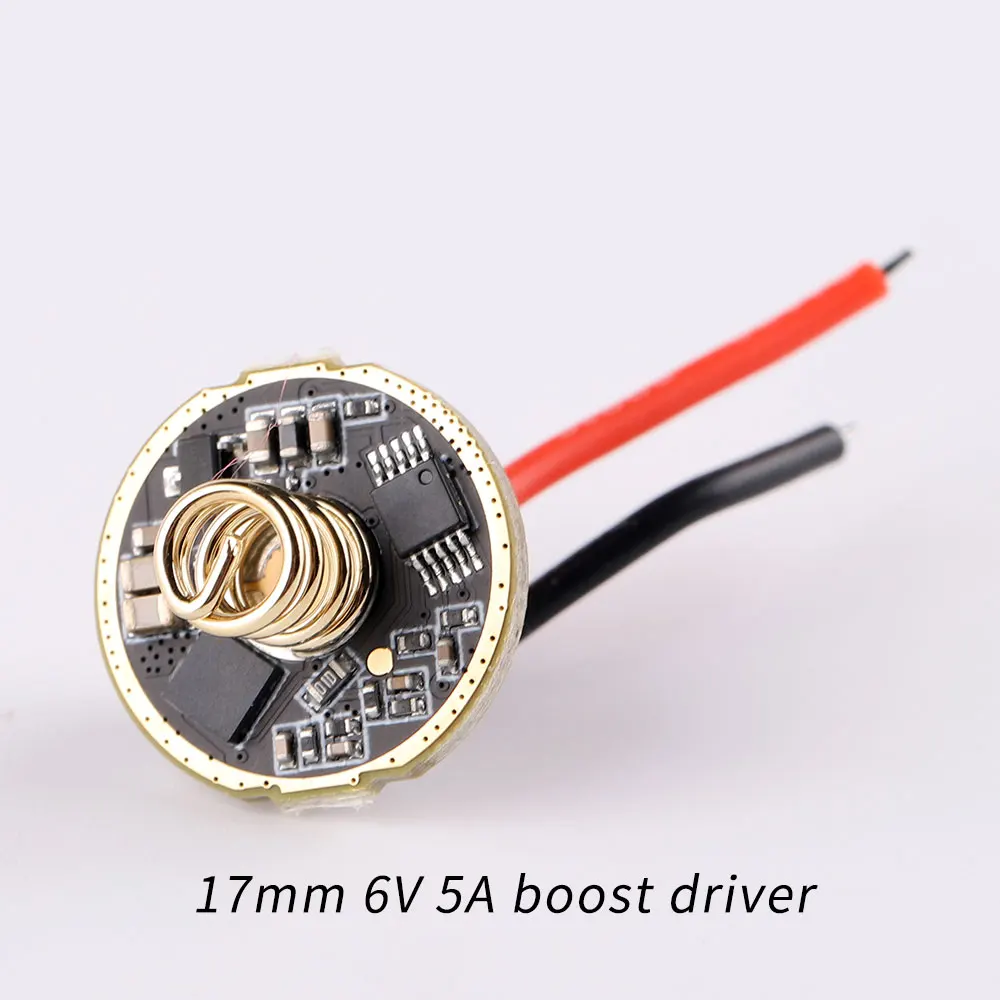 17mm LED driver for 6V XHP70.2 XHP70.3 Hi,output 6V 5A 12groups